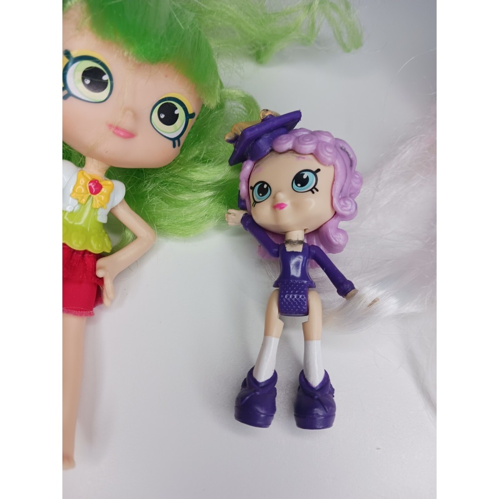 Shopkins Lil Shoppies Apple Blossom, Marsha Mallow, Bubbleissha Lot of 4 Figures - Picture 3 of 5
